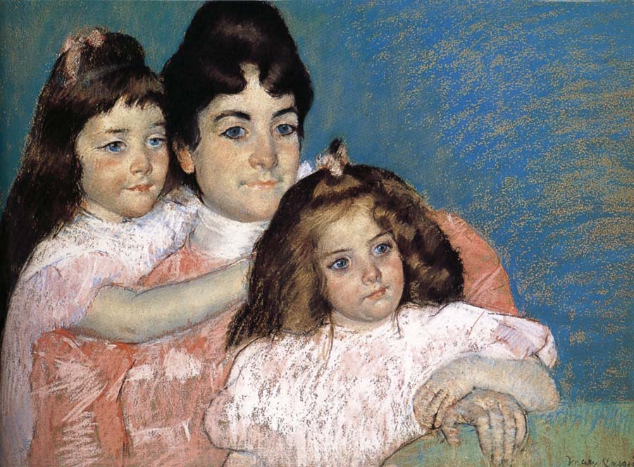 The Lady and her two daughter